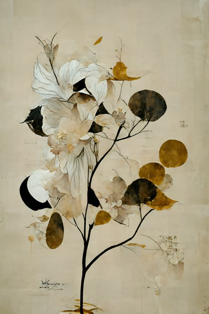 Ethereal Blooms by Treechild — canvas wall art