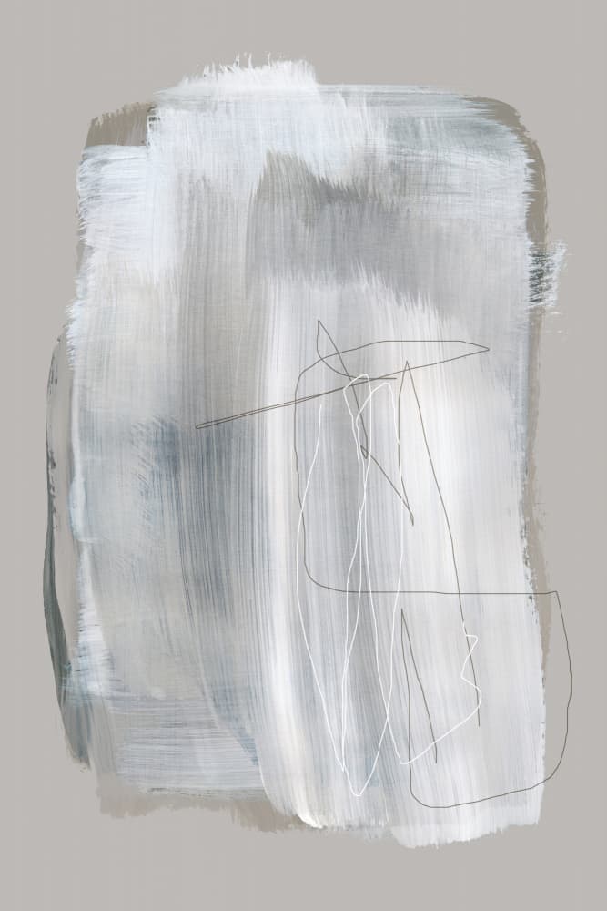 Abstract Brush Strokes 109 by Mareike Böhmer — canvas wall art