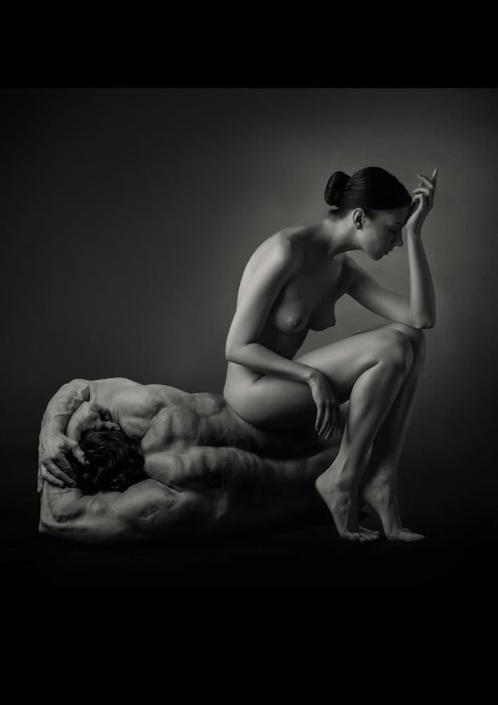 Contemplation and Support by AURIMAS VALEVICIUS — canvas wall art