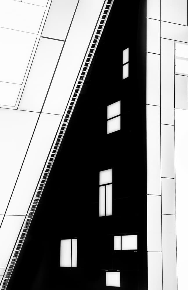 Sleek Urban Facade by swapnil deshpande — canvas wall art