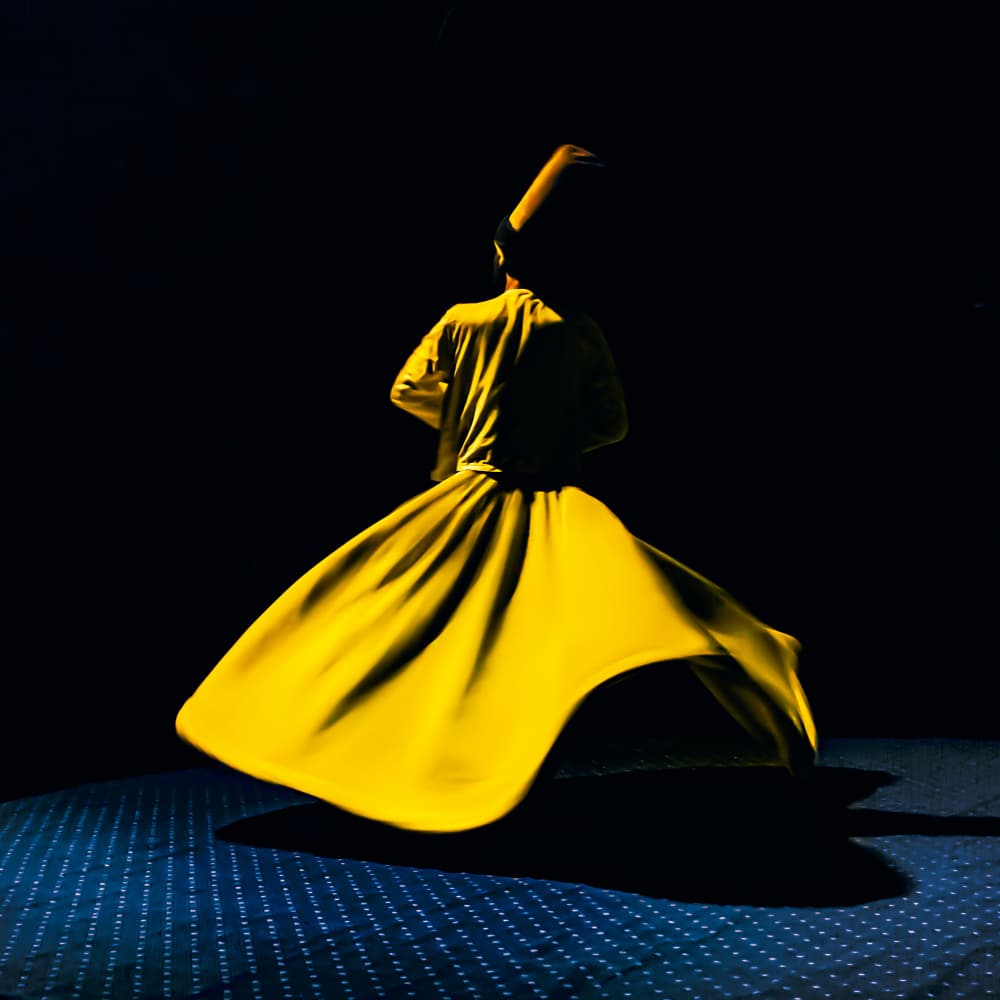 Whirling Dervish Dance by Hesham Ragab — canvas wall art