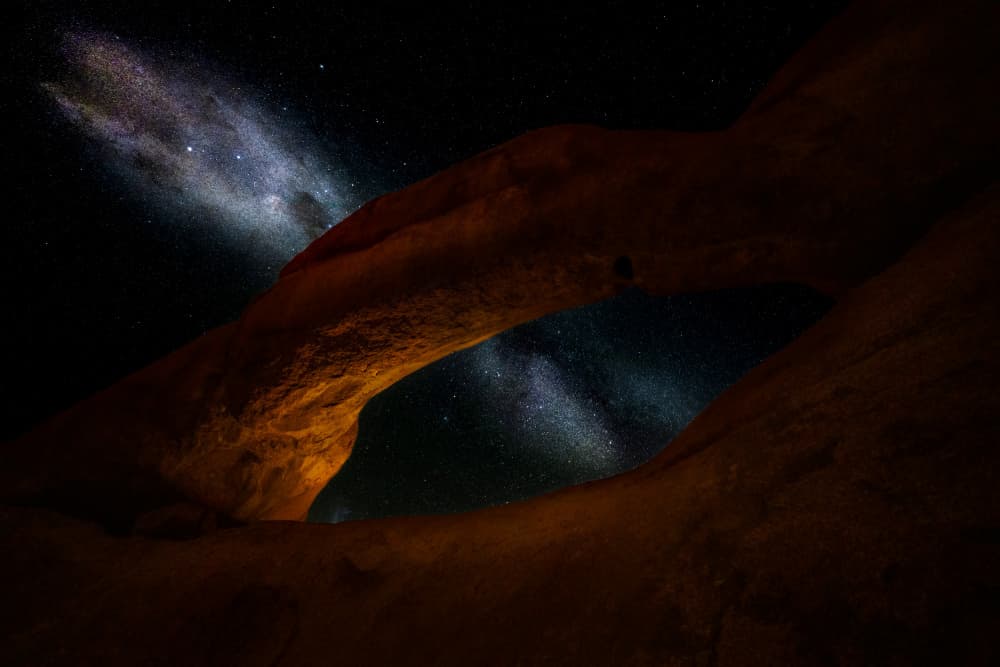 Milky Way Arch Night by Allen SDCA — canvas wall art