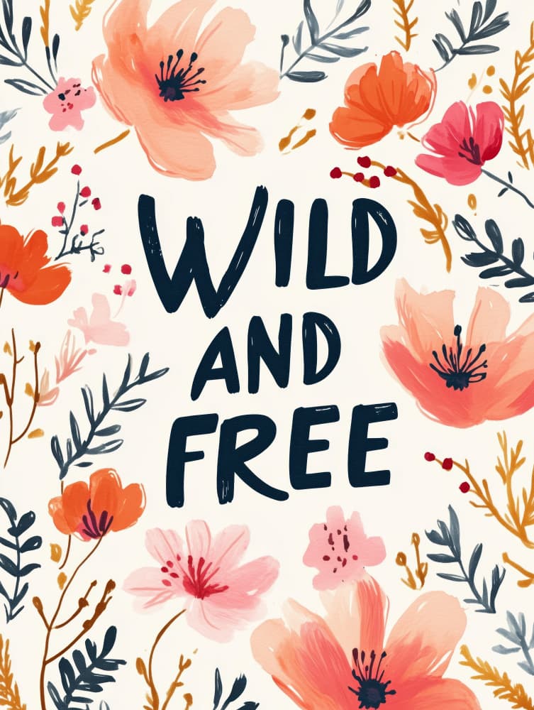 Floral Freedom by Treechild — canvas wall art