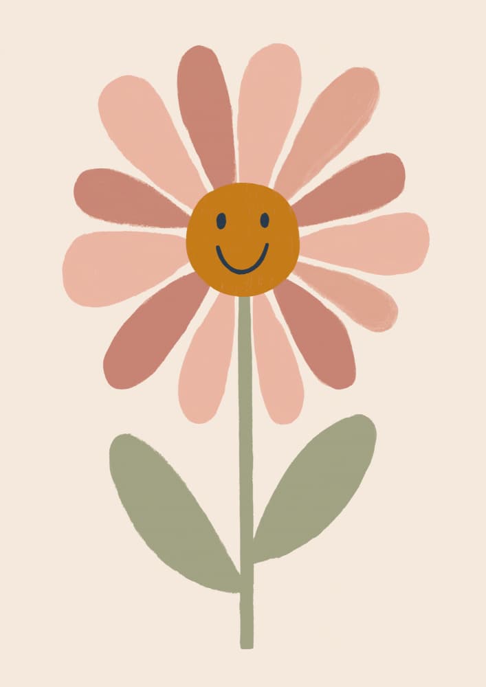 Happyflower by Treechild — canvas wall art