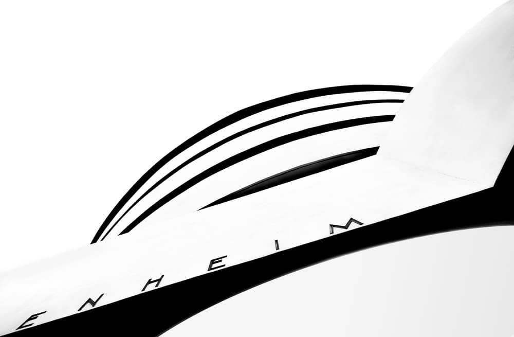 Modern Architectural Curves by Ute Scherhag — canvas wall art