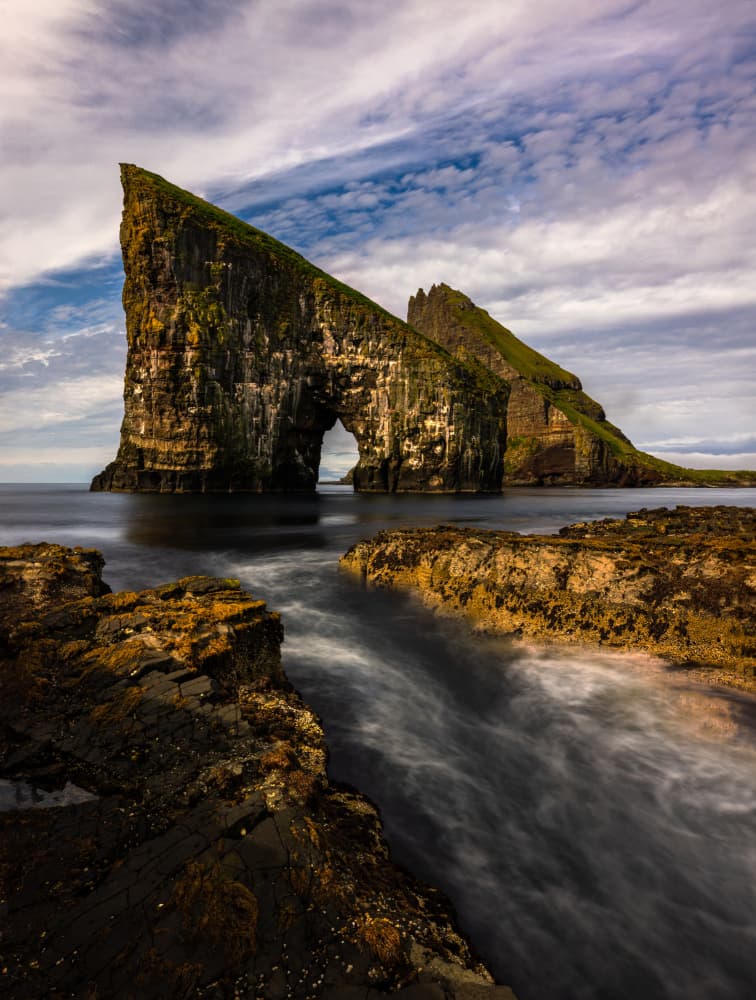 Dramatic Ocean Arch by Jie Jin — canvas wall art