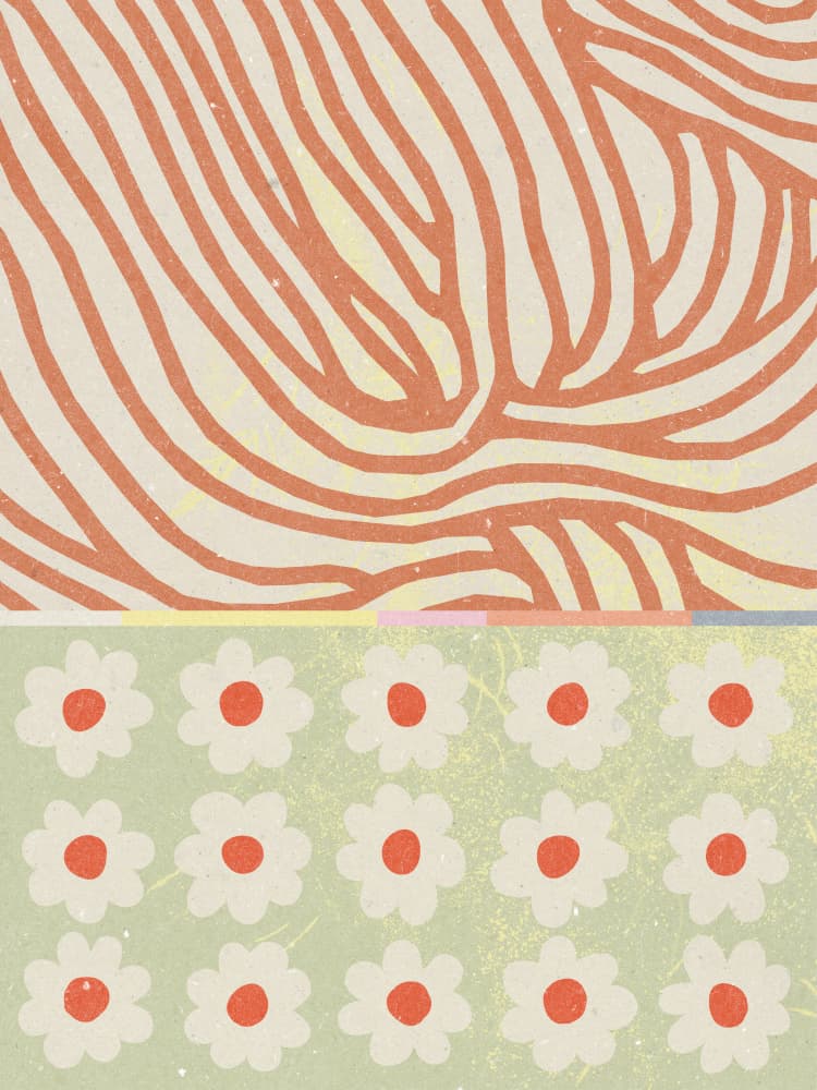 Flowers Composition 2 by NKTN — canvas wall art