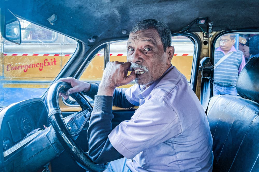Urban Taxi Driver by Subhajit Das — canvas wall art