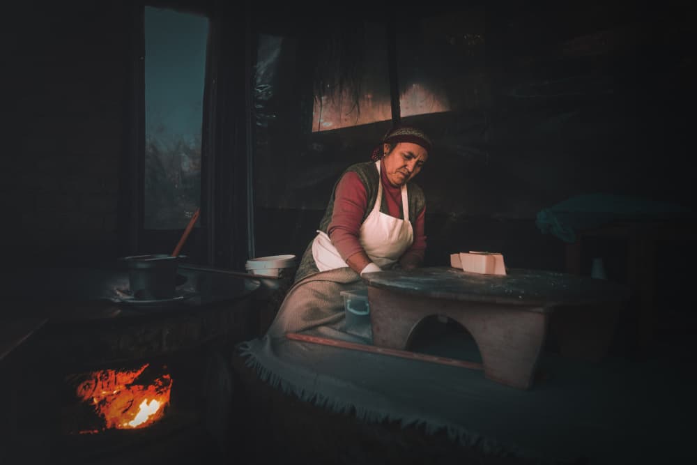Traditional Bread Making Hearth by Rob Li — canvas wall art