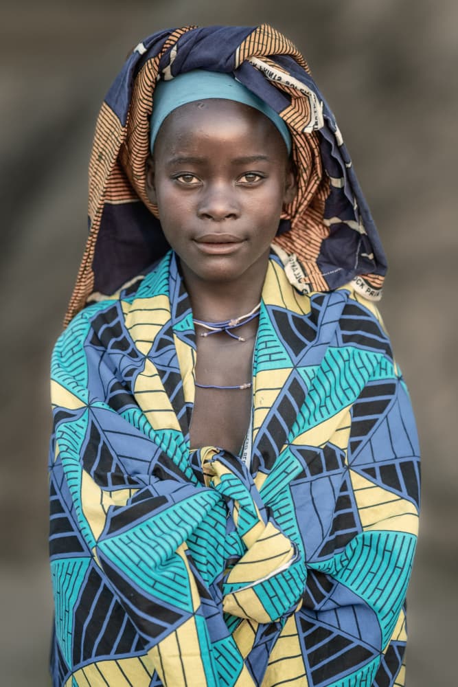 Vibrant African Portrait by Trevor Cole — canvas wall art