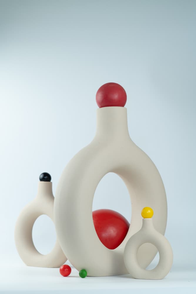 Minimalist Ceramic Shapes by FranzStaab — canvas wall art