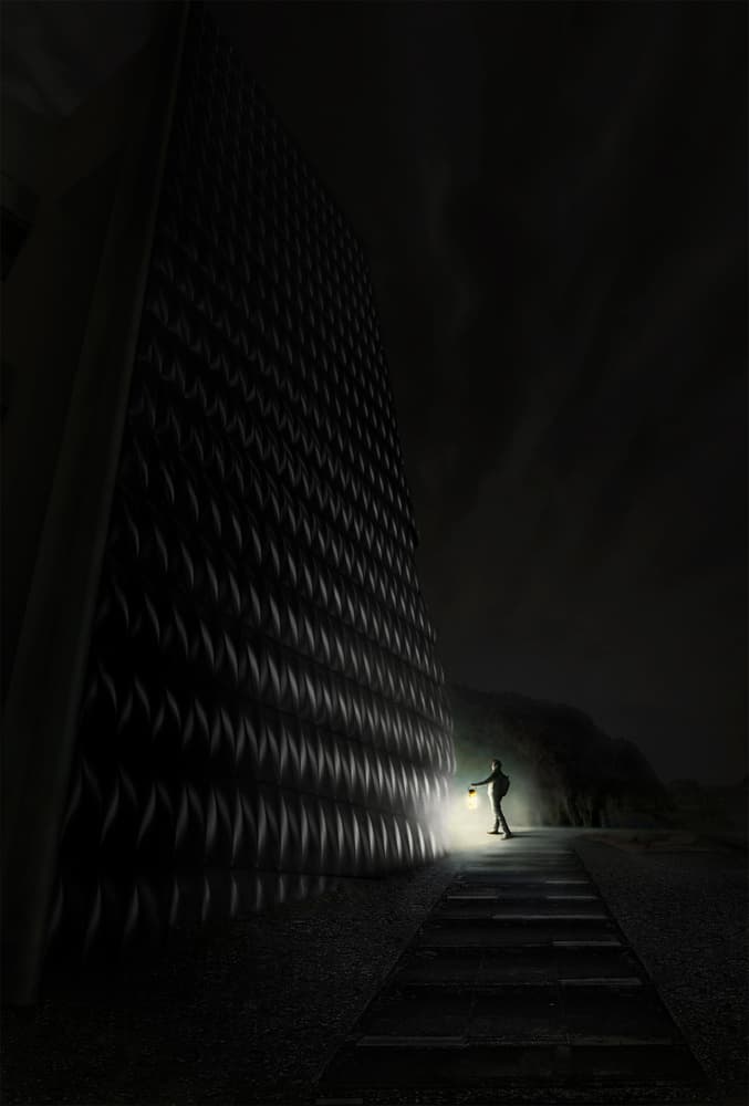 Night Explorer with Lantern by F4 Passion — canvas wall art