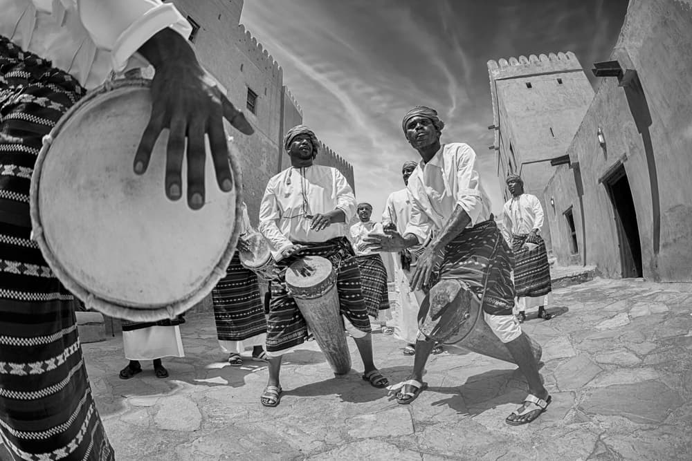 Traditional Drum Dance by Nid — canvas wall art