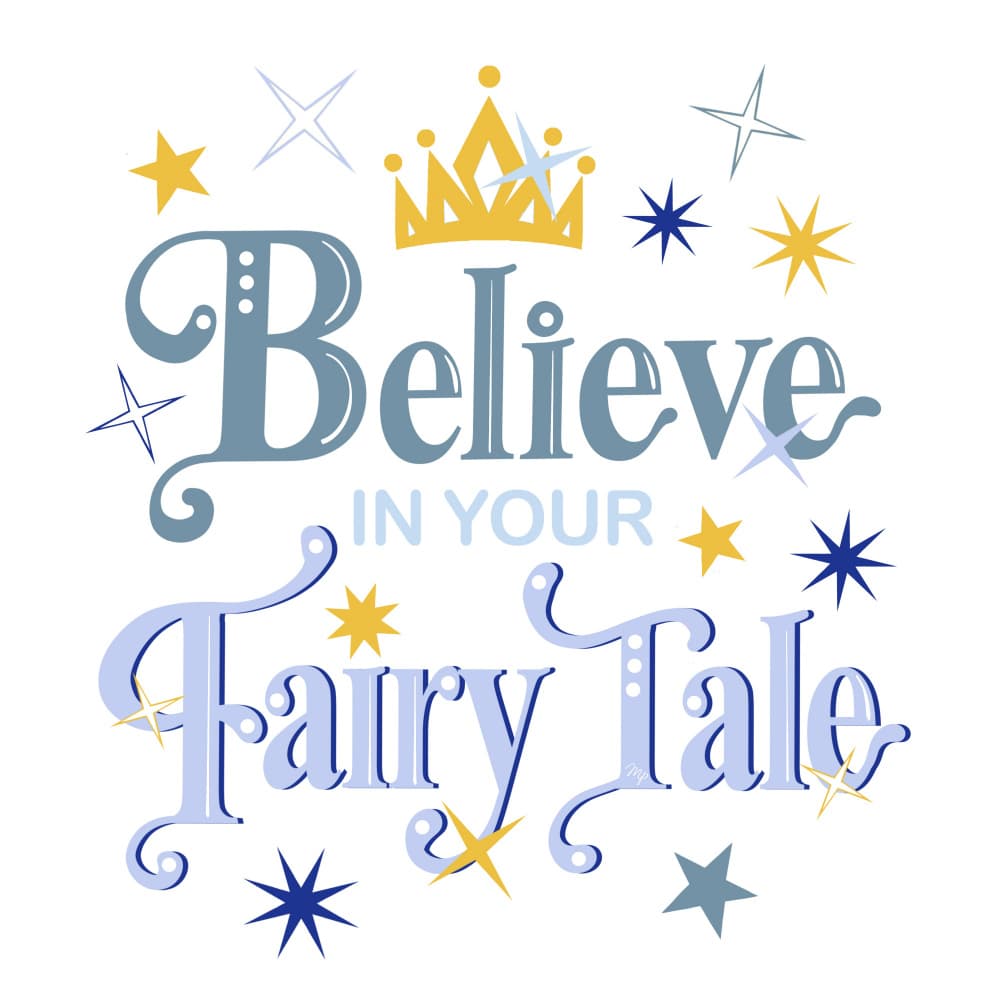 Magical Fairy Tale Believe by Martina — canvas wall art