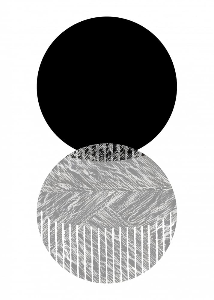 Abstract Circle Balance by cartissi — canvas wall art