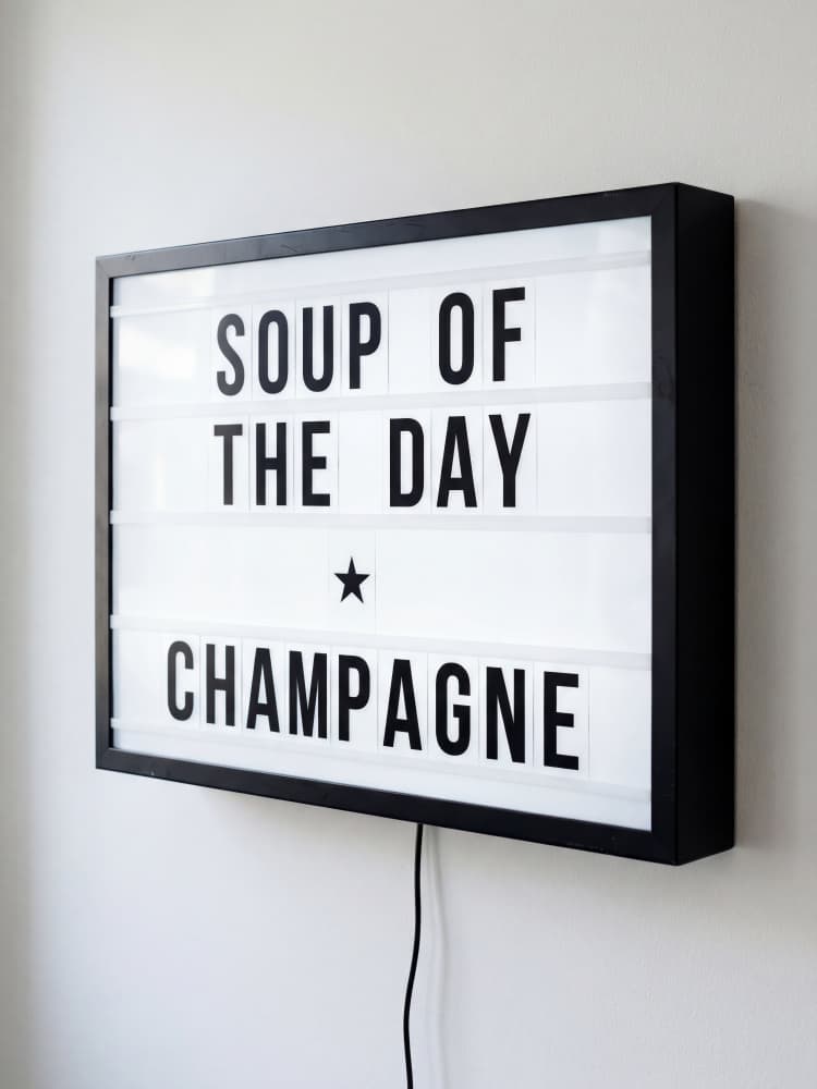Soup Or Champagne by Andreas Magnusson — canvas wall art
