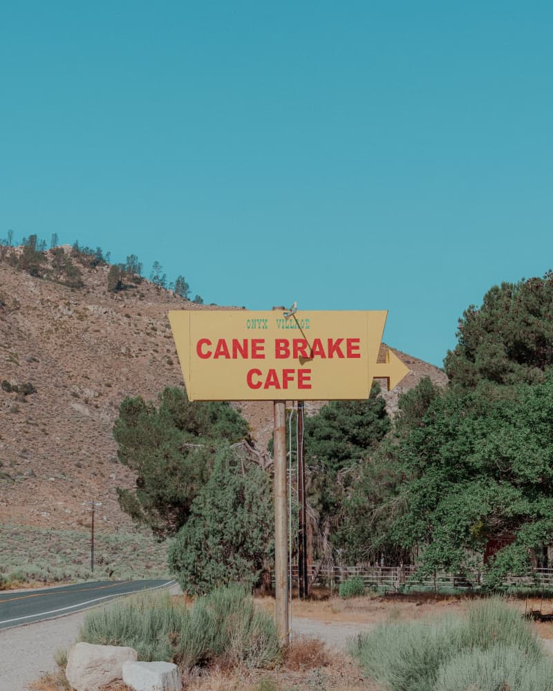 Cane Brake Cafe Sign by Tom Windeknecht — canvas wall art