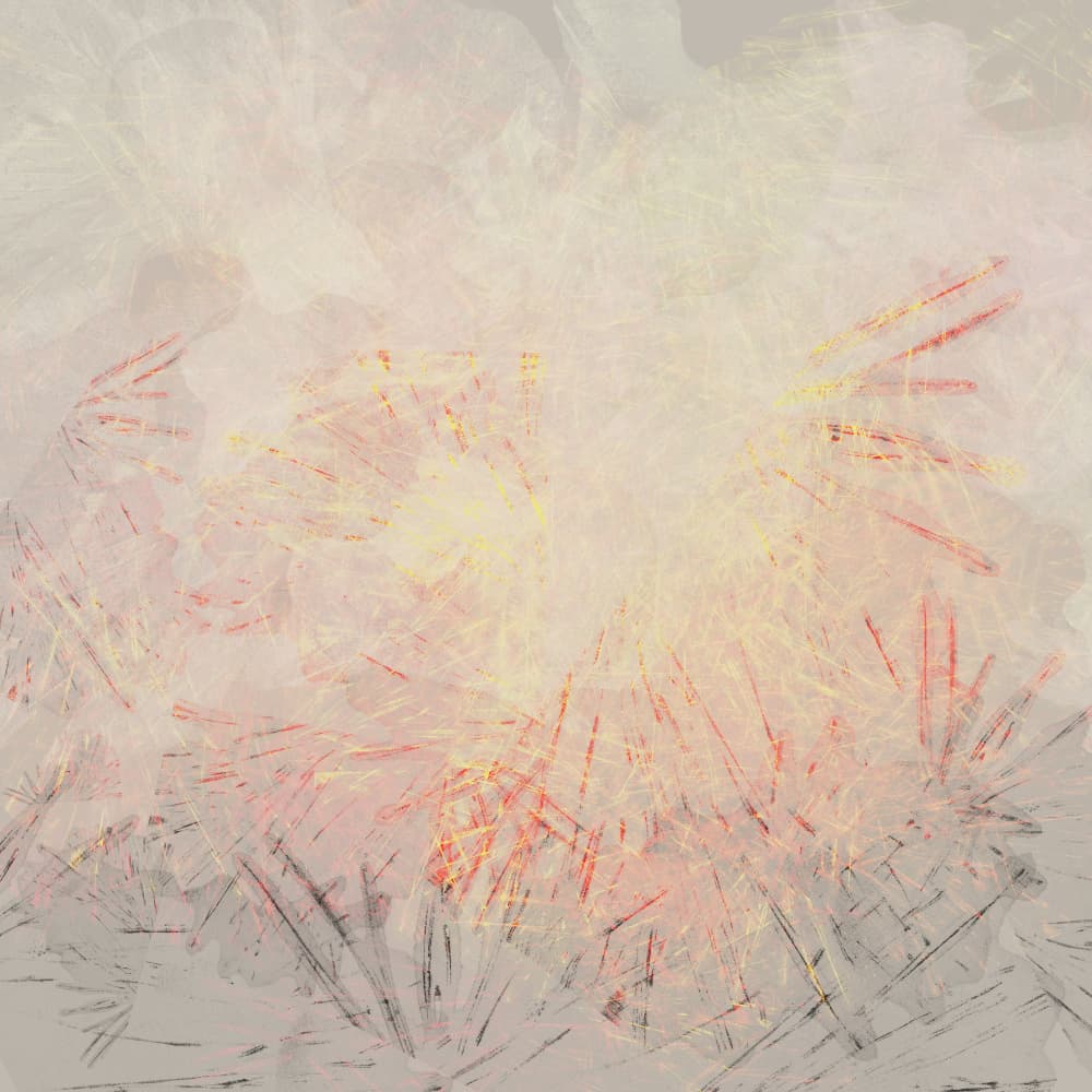Glowing Abstract Strokes by Dina Dankers — canvas wall art