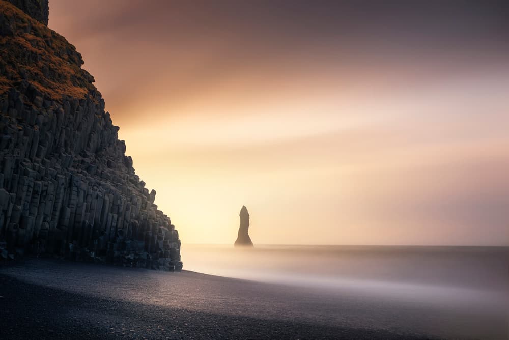 Dramatic Black Beach Sunset by Jorge Ruiz Dueso — canvas wall art