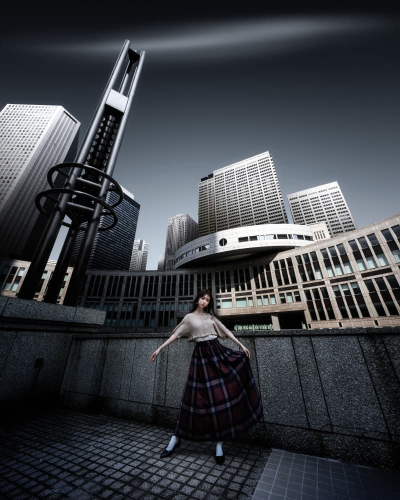 Urban Fashion Pose by Amatou T — canvas wall art