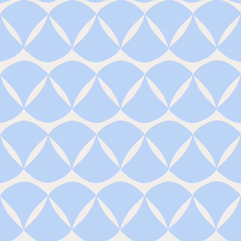 Soft Blue Geometric Pattern by Giovanna Julião — canvas wall art