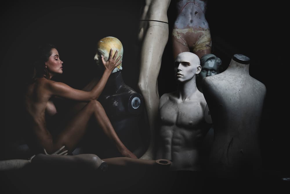 Intimate Mannequin Study by Itthipol Deemee — canvas wall art