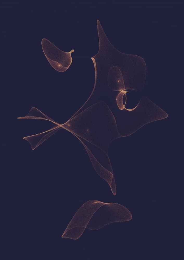 Abstract Golden Glow by AV11 — canvas wall art