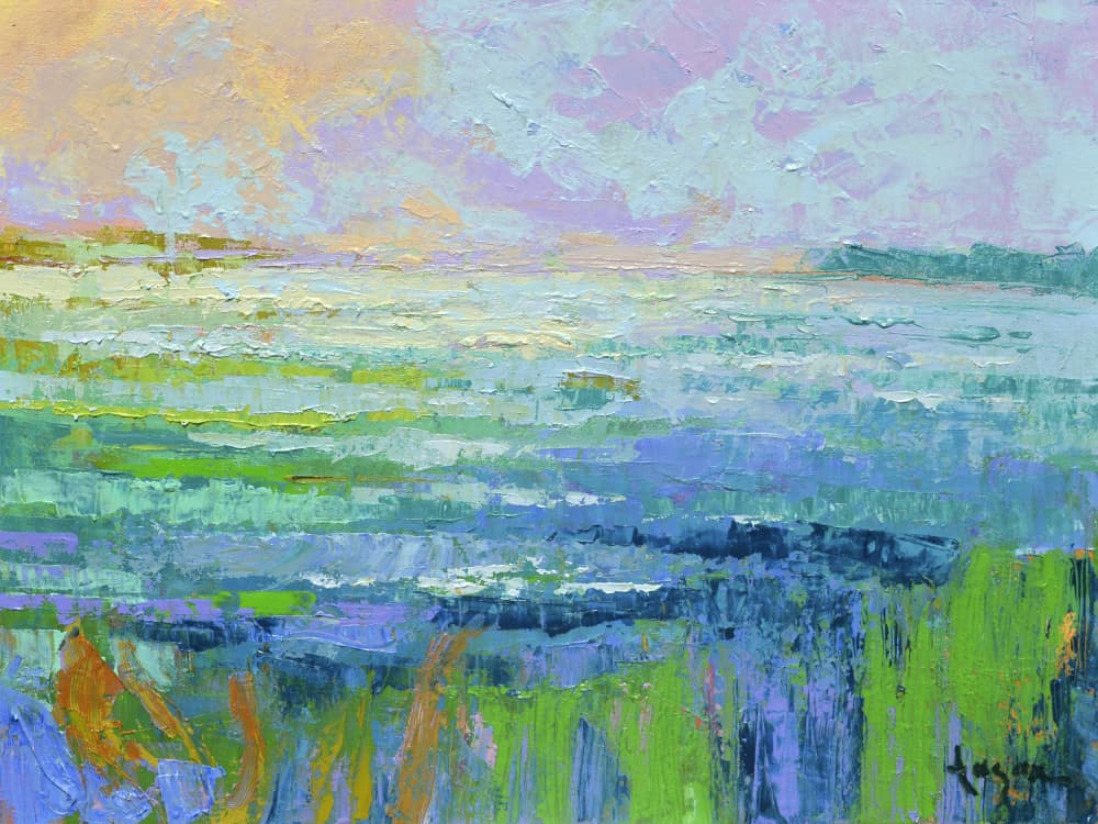 Pastel Horizon by Dorothy Fagan — canvas wall art