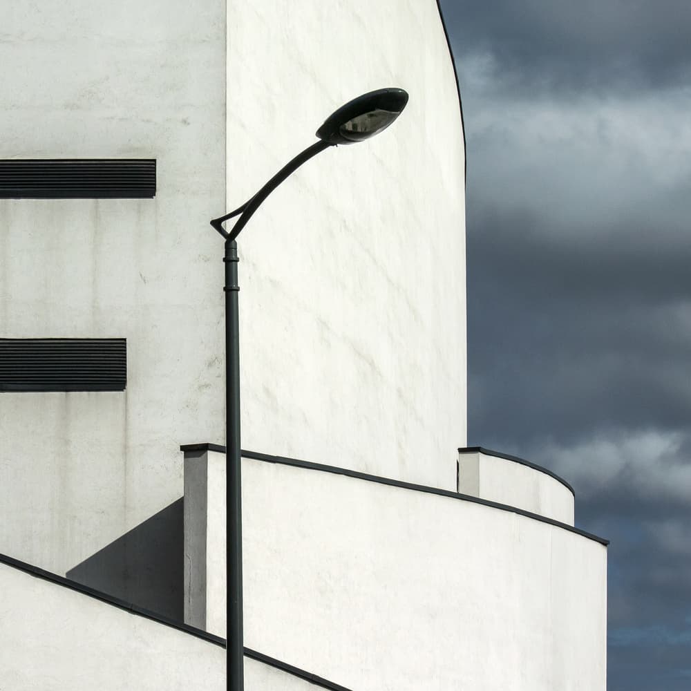 Modern Architecture Streetlamp by Lus Joosten — canvas wall art