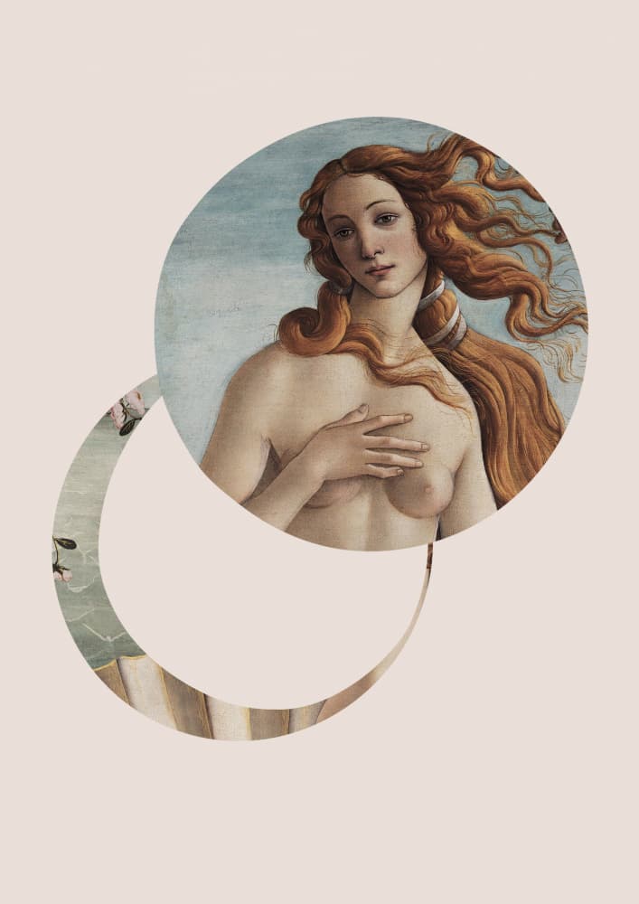 Ethereal Venus Goddess by Talitha McQueen — canvas wall art