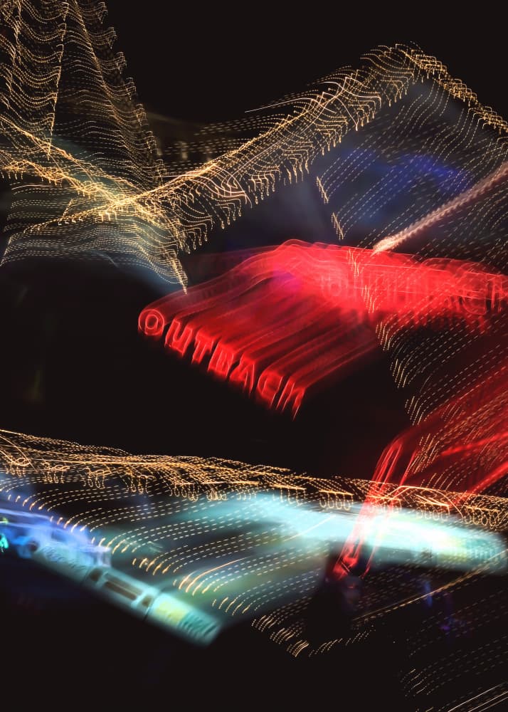 Abstract Urban Glow by Pictufy Studio III — canvas wall art