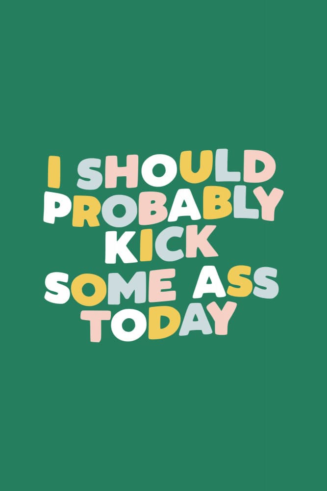 Empowering Sassy Quote by Brett Wilson — canvas wall art