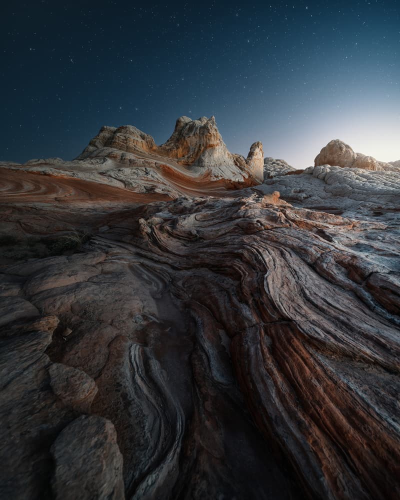 Starry Desert Formations by Juan Pablo de Miguel — canvas wall art