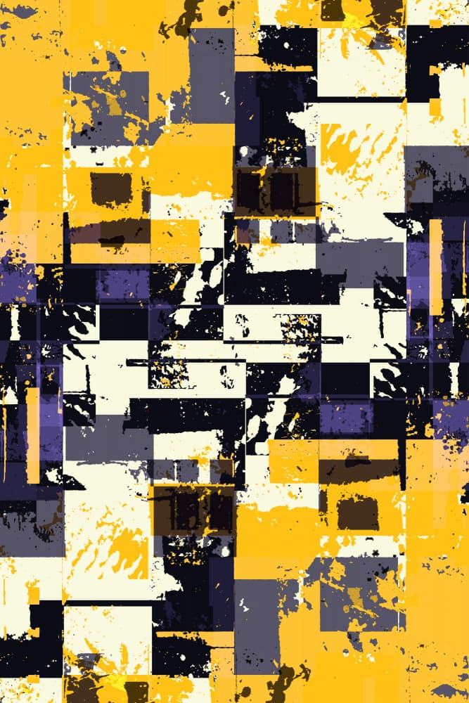 Vibrant Geometric Abstract by Petr Strnad — canvas wall art