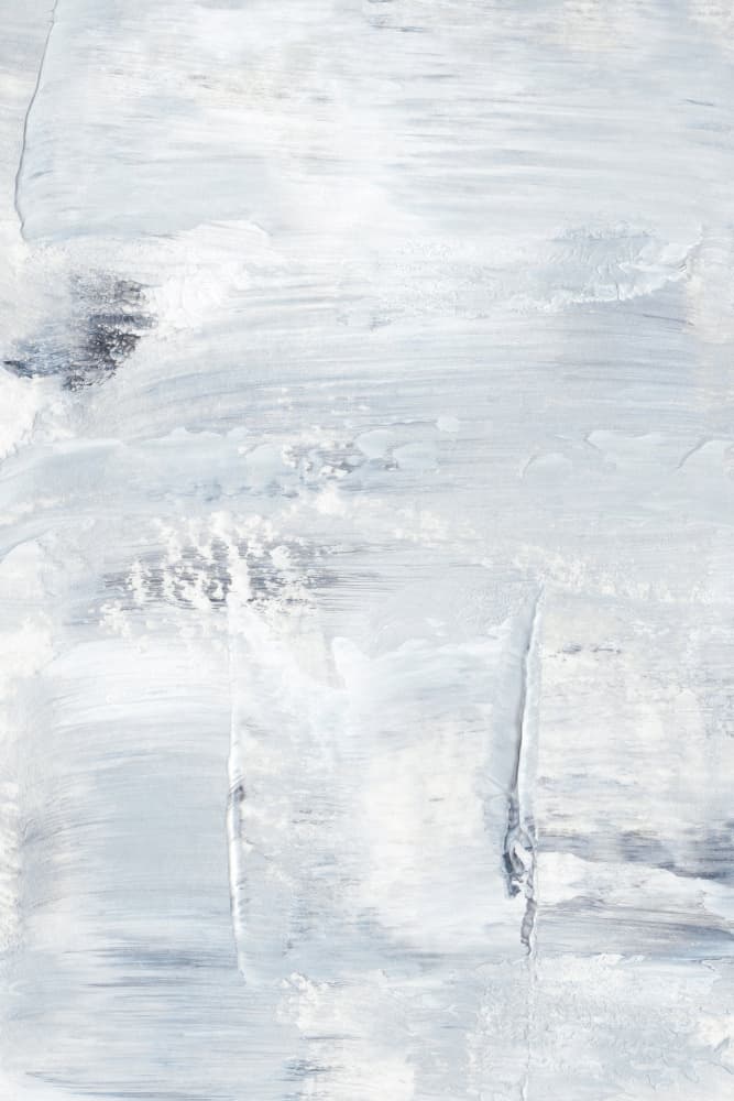 White And Gray Brushstrokes by uplusmestudio — canvas wall art