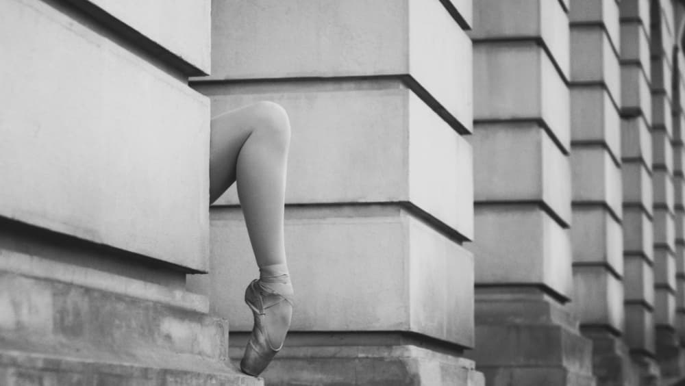 Graceful Pointe on Stone by Padurariu Alexandru — canvas wall art