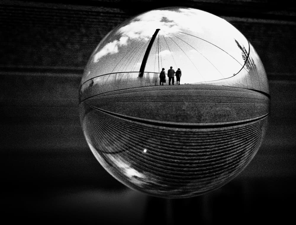 Crystal Ball Bridge by Mirela Momanu — canvas wall art