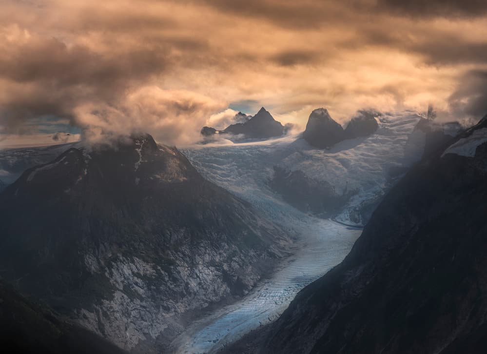 Glacier Valley Majesty by James S. Chia — canvas wall art