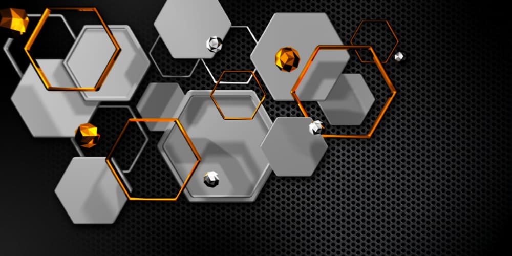 Abstract Geometric Luxury by Rafal Kulik — canvas wall art