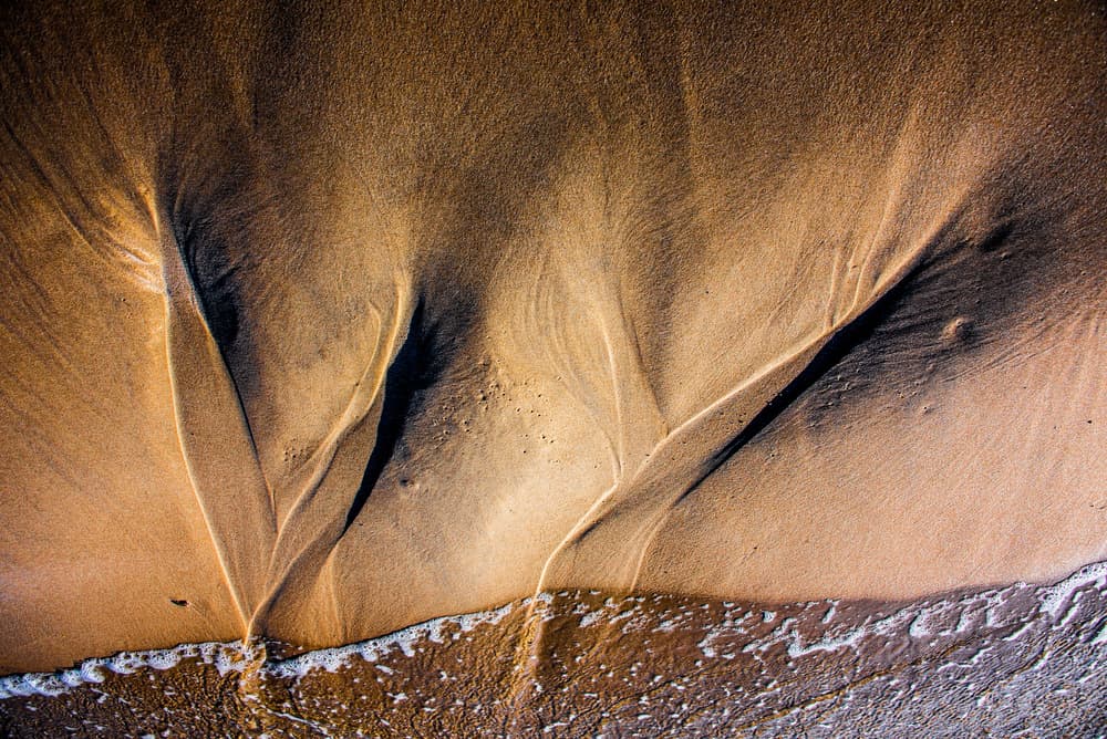 Tidal Sand Flow by Renata Łacina — canvas wall art