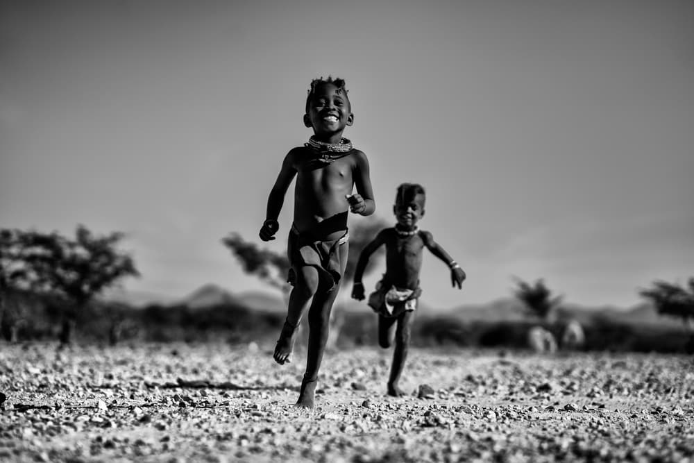 Joyful Children Running by Goran Jovic — canvas wall art