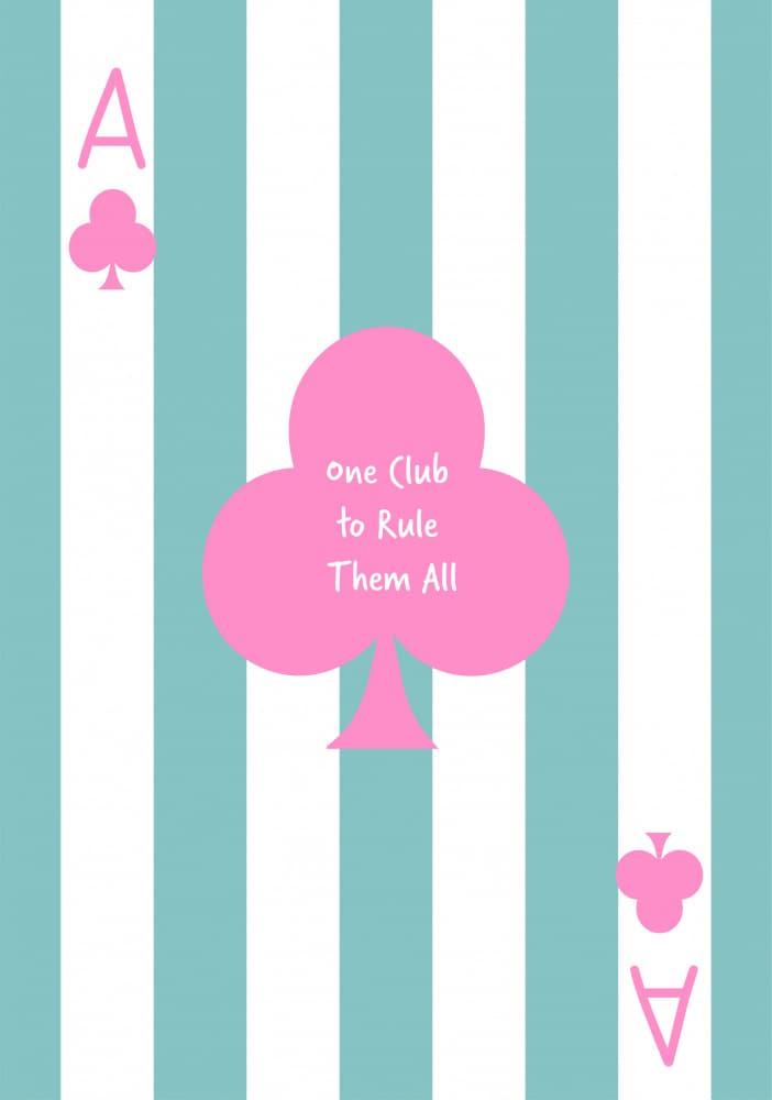 One Club Rules by Sudevi Sen — canvas wall art
