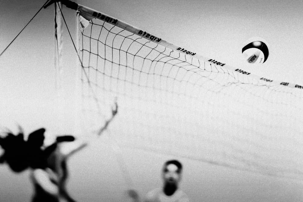 Volleyball Game Action by Rui Correia — canvas wall art