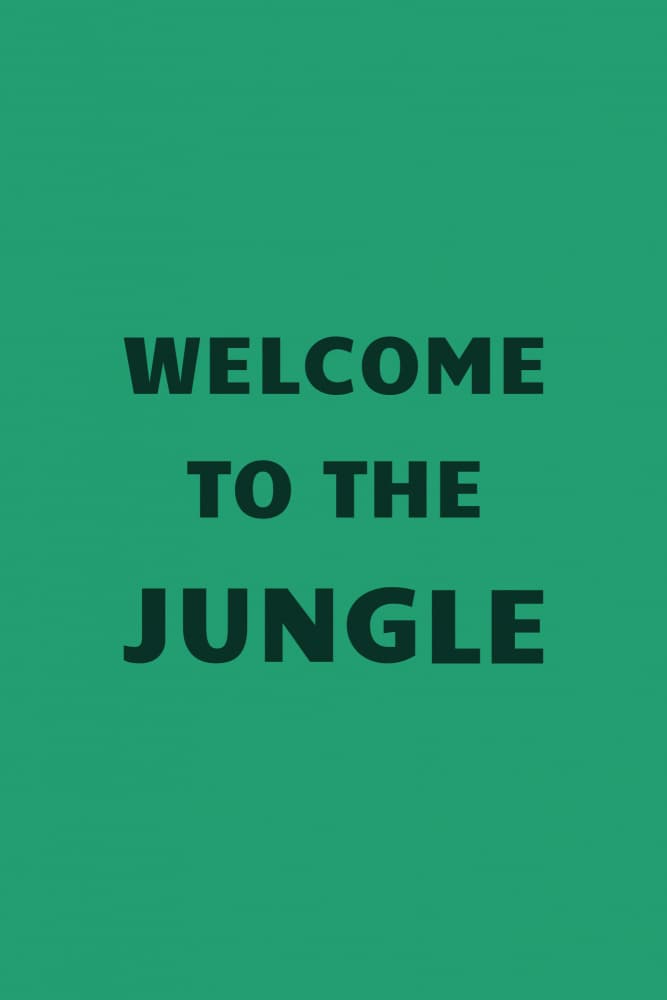 Welcome To The Jungle by Karen Menzenbach — canvas wall art