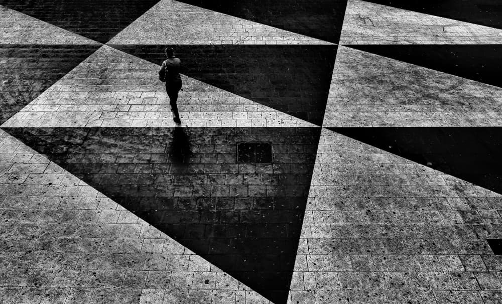 Geometric Street Walker