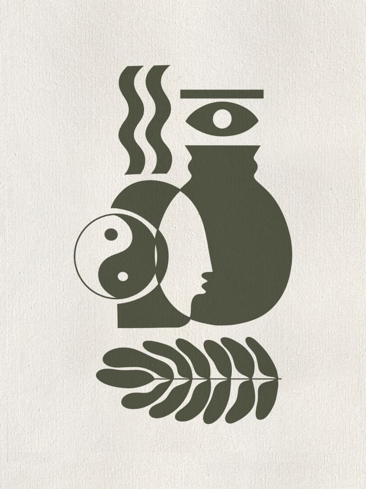 The Seer 3 by Shatha Al Dafai — canvas wall art
