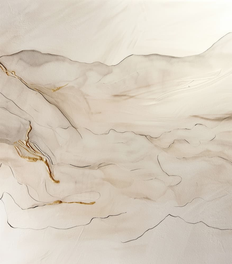 Tranquil Fluid Landscape by Alma — canvas wall art