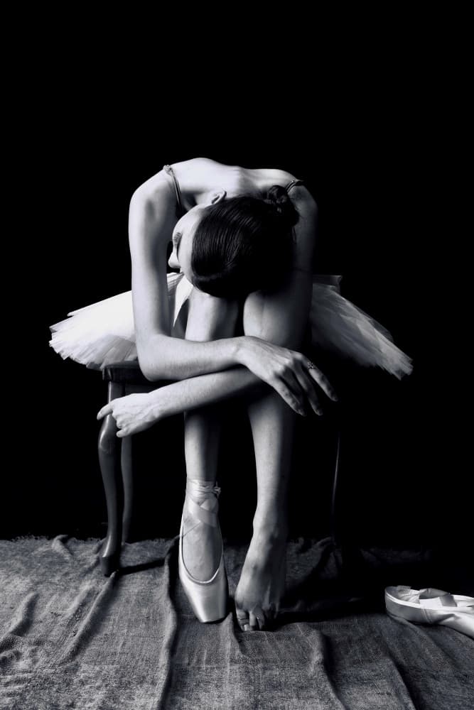 Tired Ballerina by Agus Adriana — canvas wall art