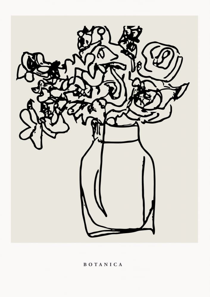 Botanicalineno60 by Treechild — canvas wall art