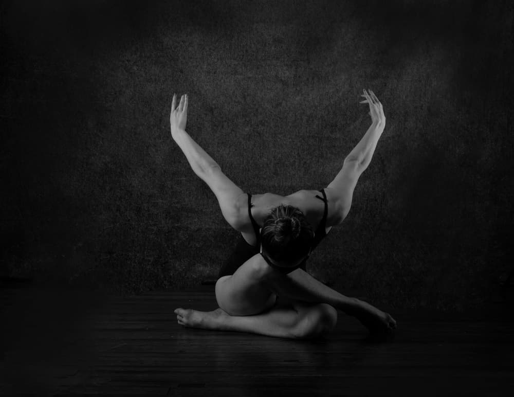 Dramatic Dance Pose by Anna Wan — canvas wall art